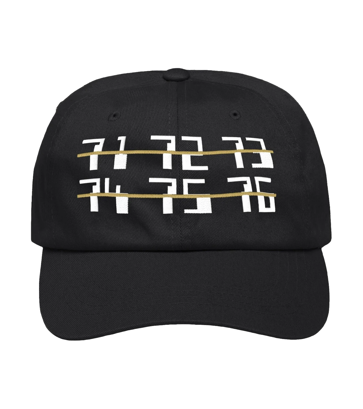 '71–'76 Dad Hat Black