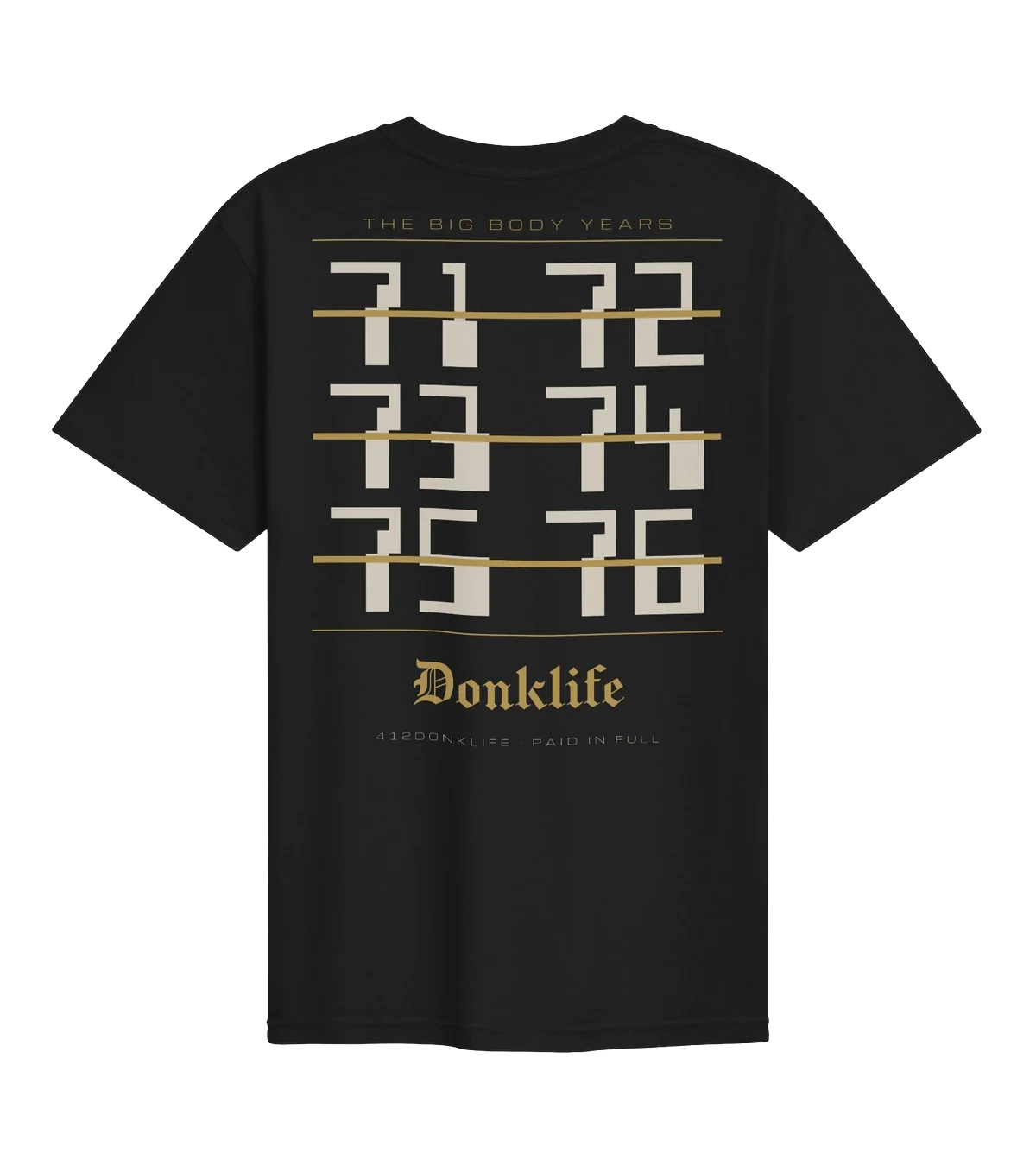 Donklife '71–'76 Tee Black